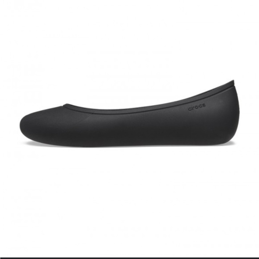 Crocs Marnie Flats Women 11 Ballet Slip On Shoes Matte Black Slip Resistant